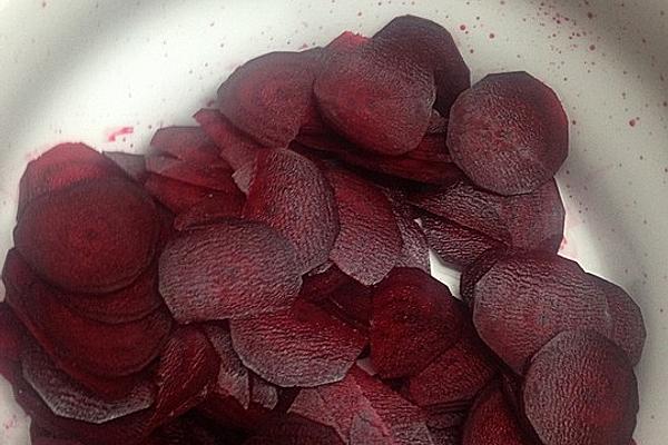 Beetroot Steamed and Glazed in Pan