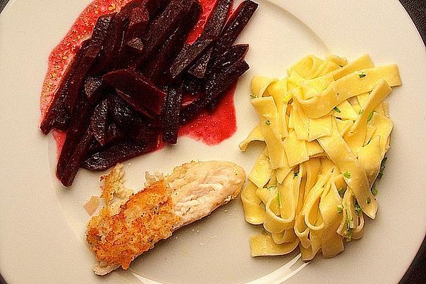 Beetroot with Horseradish Pasta