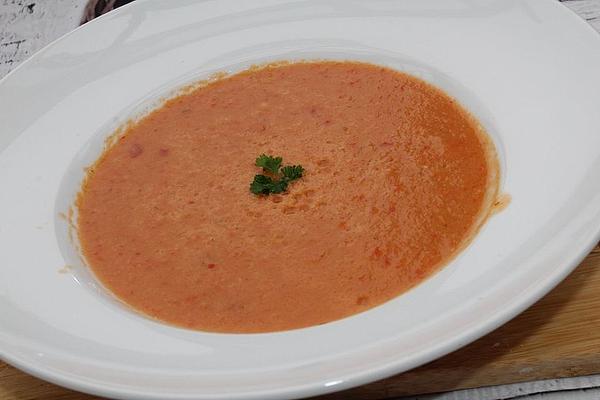 Bell Pepper and Chickpea Soup