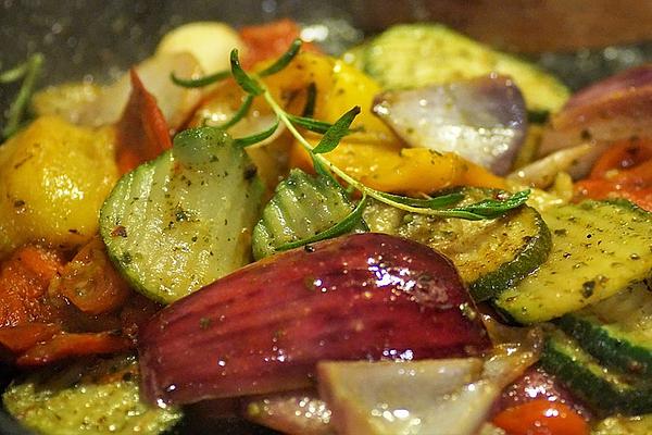 Bell Pepper and Zucchini Vegetables