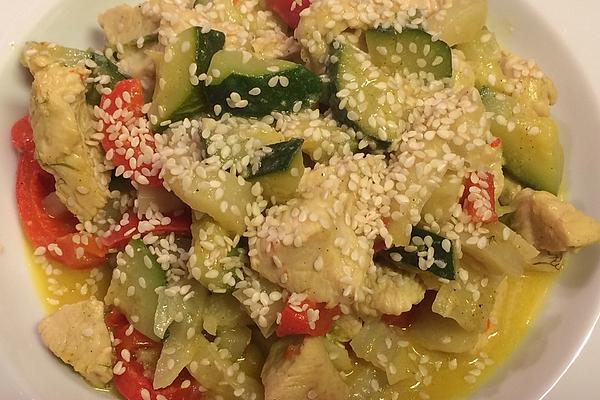 Bell Pepper, Fennel and Zucchini Curry