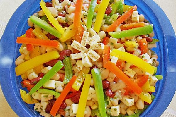 Bell Pepper Salad with Beans
