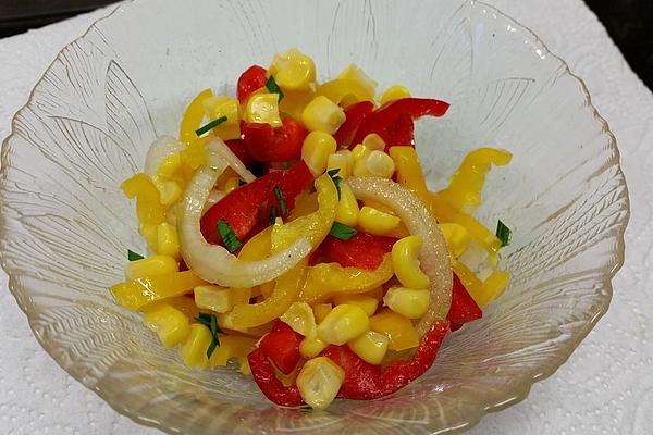 Bell Pepper Salad with Corn