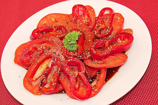 Bell Pepper – Tomato Salad