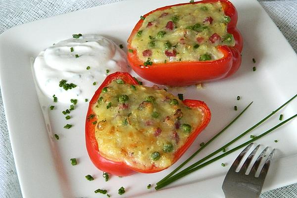 Bell Pepper with Potato – Cheese Filling