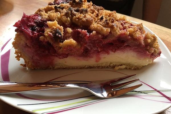 Berries – Streusel – Cheesecake with Pudding