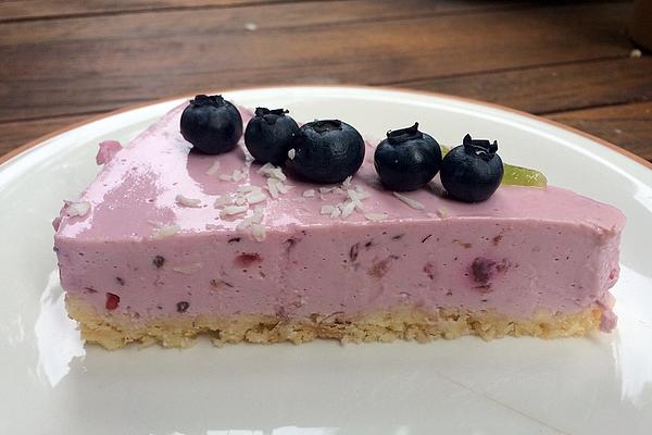 Berry Cheesecake with Biscuit Base