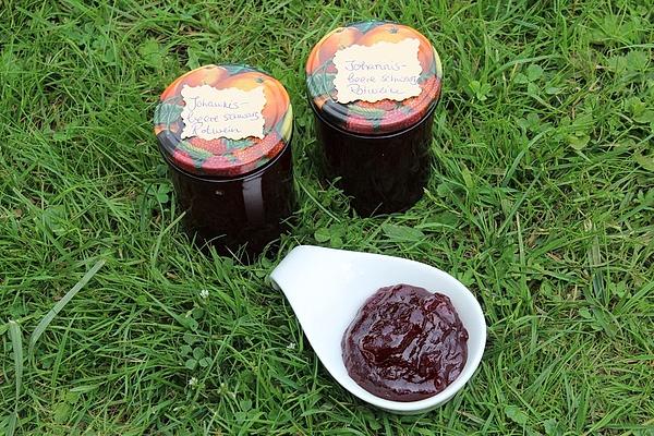 Black Currant Red Wine Jelly