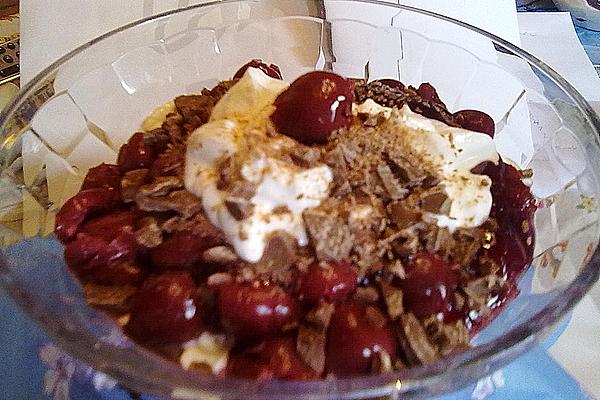 Black Forest Mug with Quark and Morello Cherries