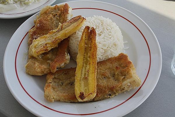 Black Scabbard Fish with Fried Bananas, Madeira Style