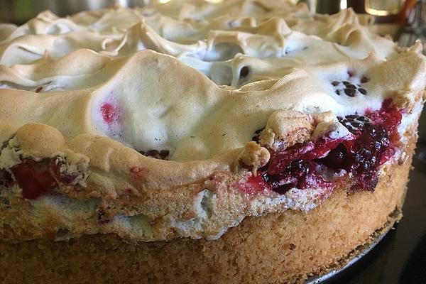 Blackberry Meringue Cake