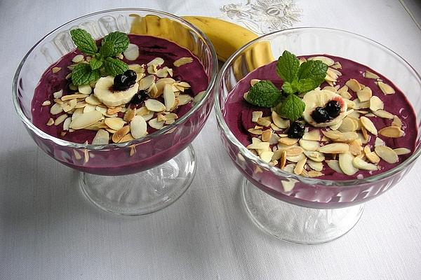 Blueberry and Banana Cream