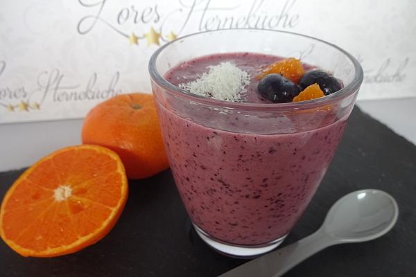 Blueberry and Mandarin Smoothie