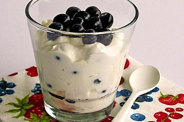 Blueberry Cream – Easy, Quick and Delicious