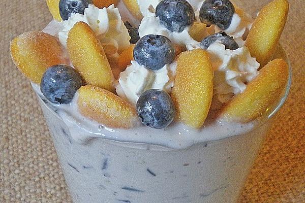 Blueberry Dessert with Lady Fingers