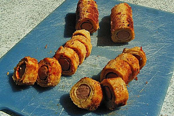 Bockwurst in Spicy Pancake Batter All`italiamann