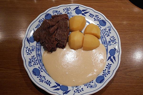 Boiled Beef with Bouillon Potatoes À La Gabi