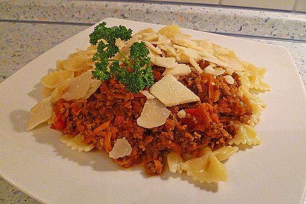 Bolognese Sauce with Lots Of Vegetables