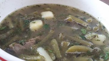 Sour Bean Soup with Stoving