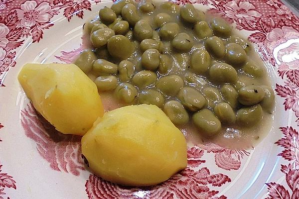 Broad Beans Like Grandma`s