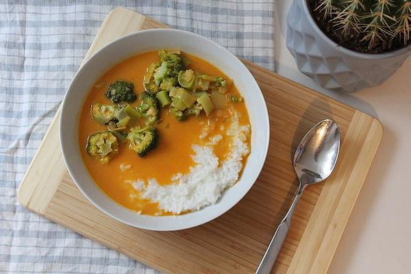 Broccoli and Leek Curry