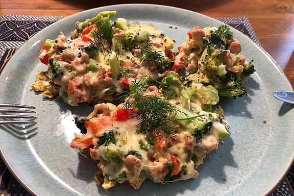 Broccoli Cheese Pan, Low Carb