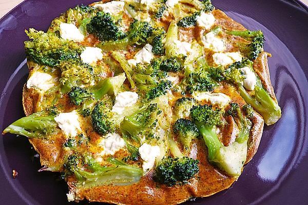 Broccoli Curry Omelette