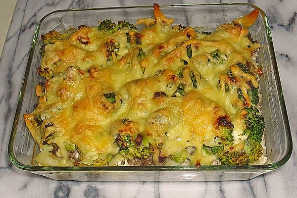 Broccoli – Mince – Potato Casserole