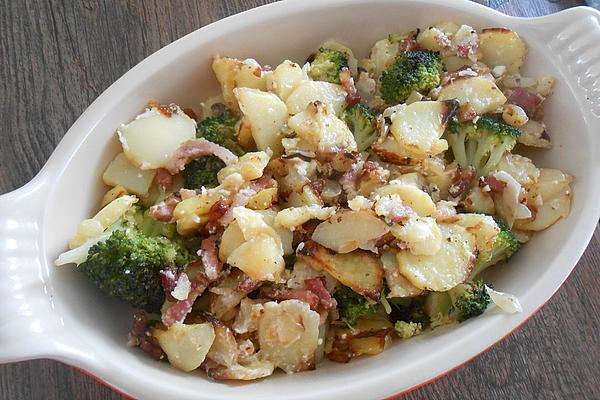 Broccoli – Potato – Casserole with Bacon