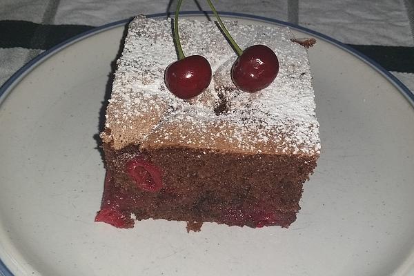 Brown Cherry Cake
