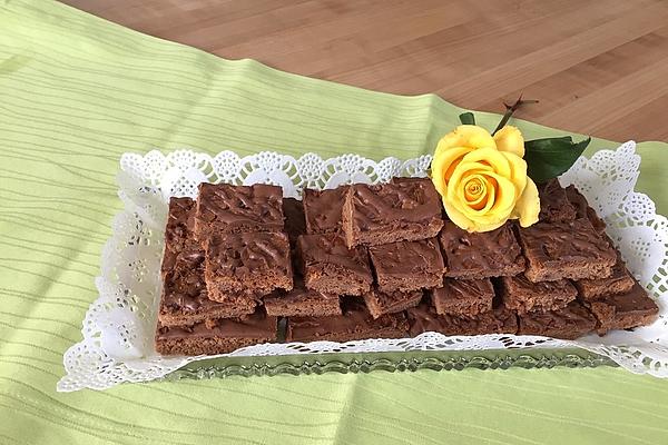 Brownies with Raspberries