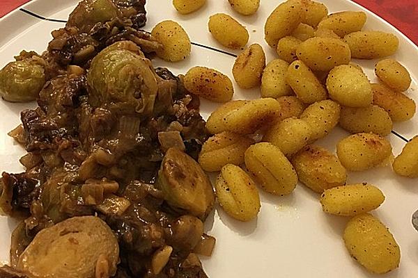 Brussels Sprouts and Chestnuts Casserole
