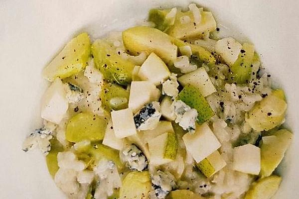 Brussels Sprouts and Pear Risotto