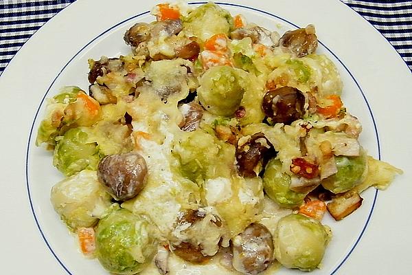 Brussels Sprouts – Chestnuts – Casserole