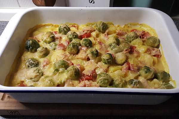 Brussels Sprouts Curry Casserole