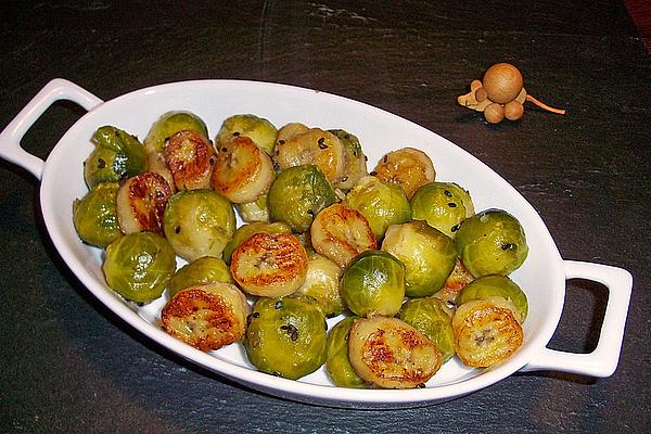 Brussels Sprouts Fried with Banana