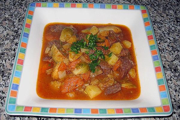 Brussels Sprouts – Jerusalem Artichoke Stew