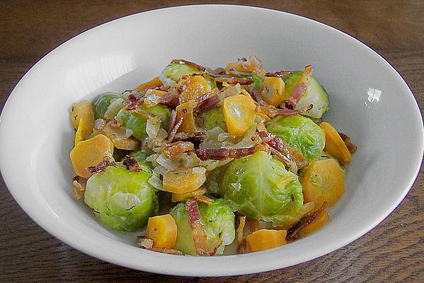 Brussels Sprouts Pan with Bacon