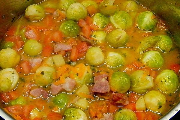Brussels Sprouts – Vegetable Stew with Smoked Pork