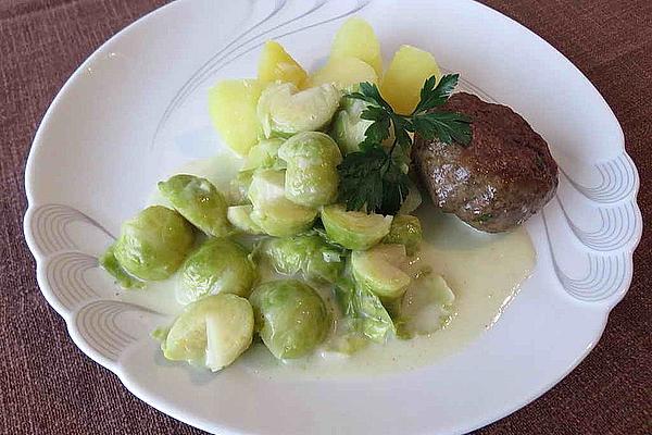 Brussels Sprouts with Mini Meatballs