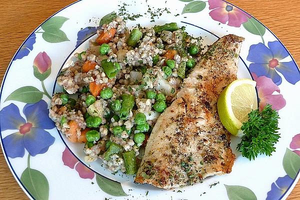Buckwheat Risotto with Trout Fillet