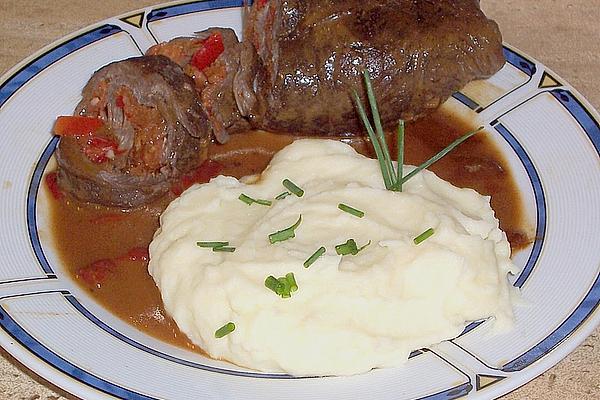 Budapest Beef Roulade with Sauerkraut Filling
