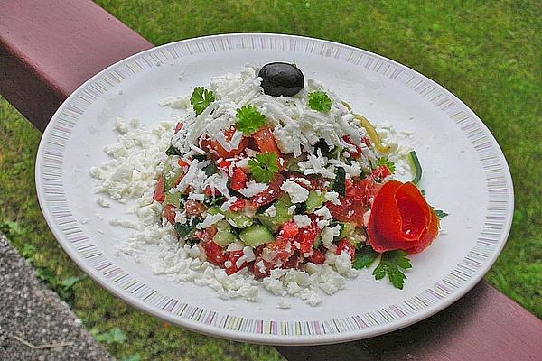 Bulgarian Sheep Salad