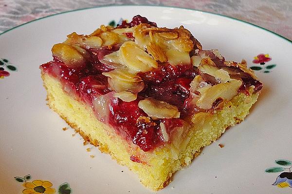 Butter Cake with Red Jelly