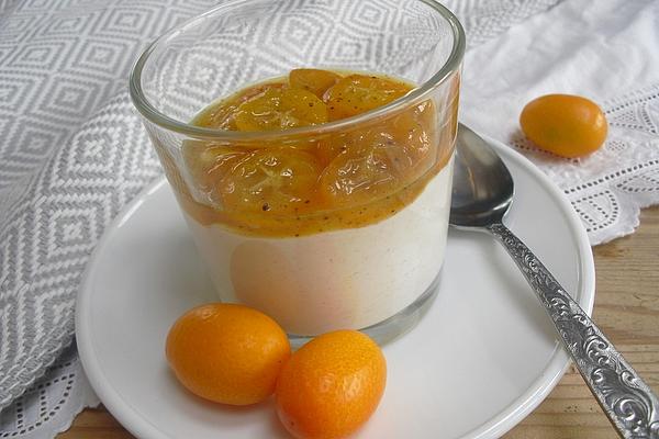 Buttermilk Curd Cream with Kumquats
