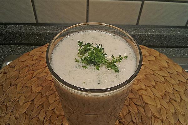 Buttermilk Drink with Cress