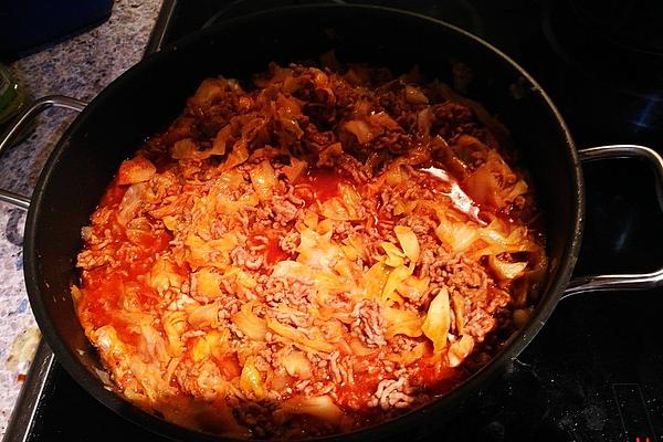 Cabbage Mince Pan