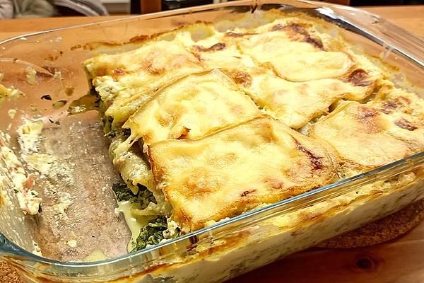 Cannelloni with Gorgonzola and Spinach