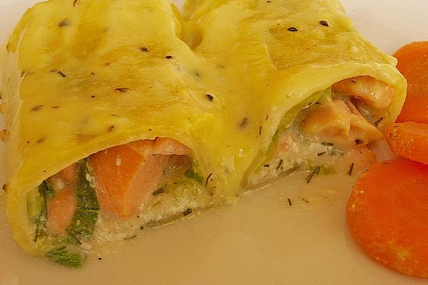 Cannelloni with Salmon Filling