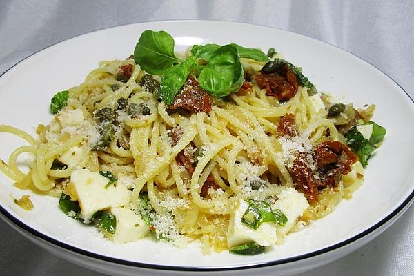 Capellini with Sun-dried Tomatoes